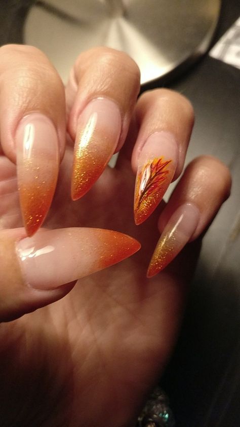 Biogel nails Stiletto nails Autumn colours😁#nailart #nailinspiration #naildesigns #nailsofinstagram #nailgoals Autumn Colours Nails, Halloween Nails Stilettos, Fall Stilleto Nails Short, Fall Stelito Nails, Thanksgiving Stiletto Nails, Autumn Nails Stiletto, Autumn Stiletto Nails, Thanksgiving Nails Stiletto, Fall Nails Stilleto Shape