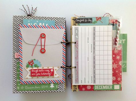 8 December Daily Ideas Inspiration, Christmas Mini Albums, October Afternoon, Creative Scrapbook, Christmas Journal, Happy Friday Everyone, Christmas Planner, Planner Scrapbook, Under The Tree