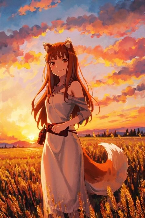 Spice And Wolf Wallpapers, Holo Spice And Wolf, Spice And Wolf Holo, Dragon Age Rpg, Fox Spirit, Spice And Wolf, Wolf Wallpaper, Wolf Girl, Anime Wolf