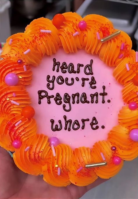 Not Pregnant Cake, Congrats On Beating Teen Pregnancy Cake, Pregnant Birthday Cake, Beat Teen Pregnancy Cake, Uterus Cake, Gc Pfps, Period Cake, Funny Baby Shower Cakes, Pregnancy Cake