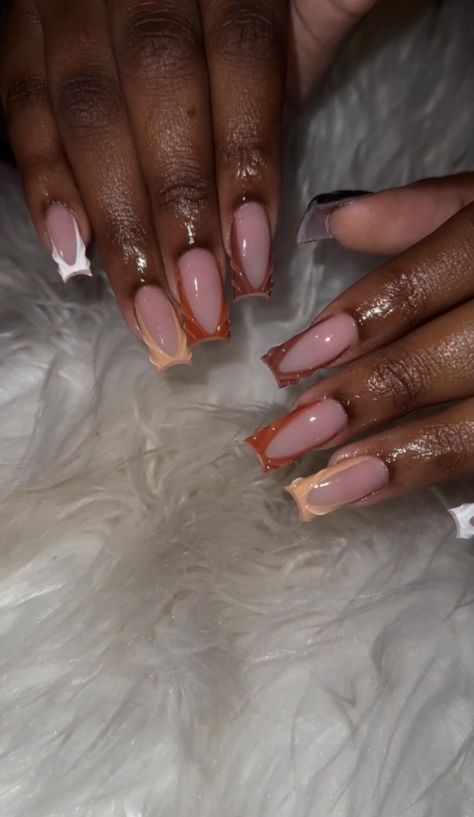 Light Brown Fall Nails, Brown Fall Nails, Brown Nails Design, Brown Fall, Brown Nails, Coffin Nails Designs, Fall Nails, Nails Ideas, Light Brown