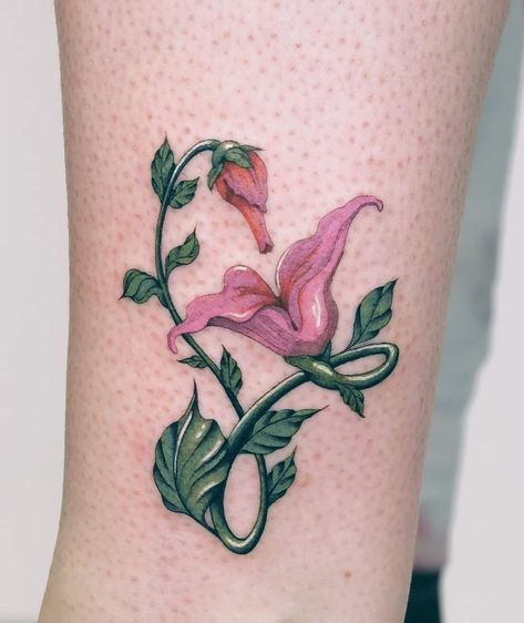 Pink Floyd Flower Tattoo, The Wall Pink Floyd Tattoo, The Wall Tattoo Pink Floyd, Pink Floyd The Wall Tattoo, Pink Floyd Flowers, Pink Floyd Ideas, Buttercup Tattoo, Pink Floyd Tattoo, Violet Tattoo