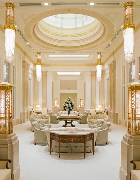 Ogden Utah Temple Celestial Room Ogden Temple, Temple Interior, Celestial Room, Lds Temple Pictures, Interior Design Blogs, Interior Design Colleges, Luxury Mansions, Mormon Temples, Home Decor Catalogs