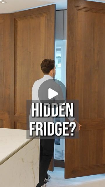 The Kitchen Guy on Instagram: "Check out this high-level design feature in one of our custom kitchen builds! Hidden refrigerator! #kitchendesign #designideas #kitcheninspo" Hidden Refrigerator Kitchen, Hidden Refrigerator, Hidden Fridge, Custom Refrigerator, Refrigerator Cabinet, Hidden Kitchen, Built In Refrigerator, Kitchen Refrigerator, Level Design