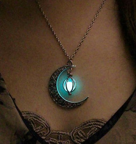 Orb Earrings, Glowing Orb, Moonglow Necklace, Orb Necklace, Glow Jewelry, Glowing Necklace, Caged Necklace, Moon Light, Magical Jewelry