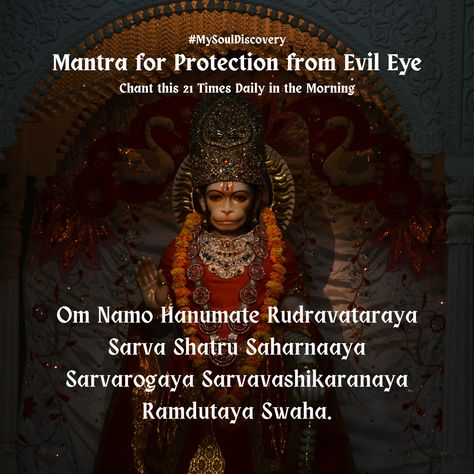 Mantra For Protection From Evil Eye! Chanting this mantra helps avoid getting effected by evil eye! Evil Eye Protection Mantra, Evil Eye Mantra, Protection Mantras, Evil Eye Protection Quotes, God Poems, Hanuman Bhakti, Protection Mantra, Evil Eye Quotes, Protection From Evil Eye