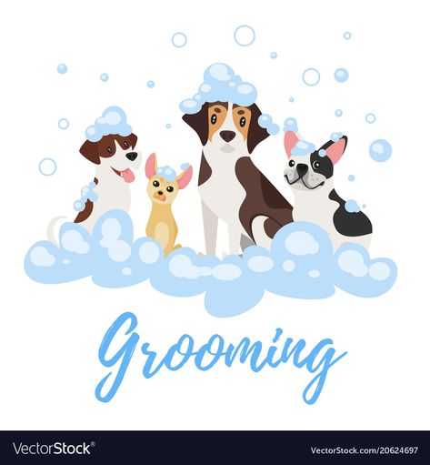 Pet Grooming Business, Pet Shop Logo, Soap Foam, Oxford Mississippi, Dog Salon, Online Logo Design, Pet Clinic, Pet Cleaning, Dog Years