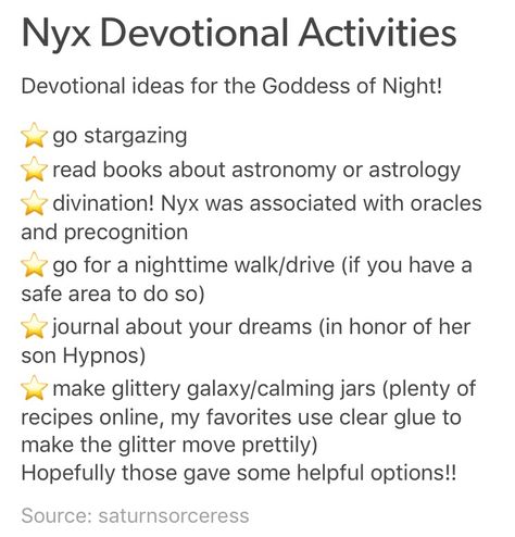 Nyx Goddess Ritual, Nyx Goddess Alter, Signs A Deity Wants To Work With You, Nyx Goddess Correspondences, Morpheus Offerings, Working With Nyx Goddess, Nyx Deity Work, Nyx Goddess Altar, Nyx Altar Ideas