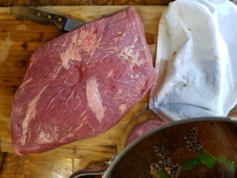 Corned Beef Brisket from Scratch | Nitrate Free Canning Beef, Homemade Corned Beef, Canned Corned Beef, Corned Beef Brisket, Corned Beef Recipes, Coconut Palm Sugar, Beef Cuts, Deli Meat, Beef Brisket