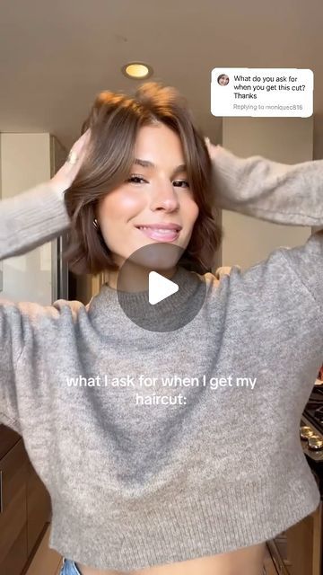 Kyla Lee Lamb on Instagram: "This is what I ask for when I get my hair chopped for the perfect bob cut! 💕" Diy A Line Bob Haircut At Home, Chris Jones Hair, How To Style A Bob, Face Framing Bob, Lily Collins Short Hair, Hair Chop, Style Help, Line Bob Haircut, A Line Bobs