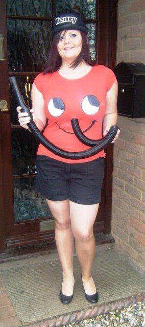 Henry Hoover fancy dress British Icons Fancy Dress Ideas, British Icons Fancy Dress, British Fancy Dress, Henry Hoover, British Icons, British Costume, Icons Party, Pinterest Contest, Iconic Dresses