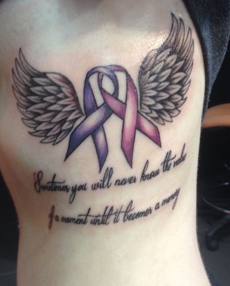 Memory Of Mum Tattoo, Important Tattoos, Ribbons Tattoo, Rip Tattoos, Pink Ribbon Tattoos, Rip Tattoos For Mom, Loving Memory Tattoos, Tattoos For Mom, In Loving Memory Tattoos