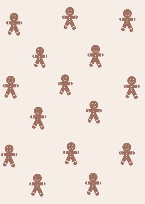 Ginger Bread Wallpapers, Gingerbread Man Wallpaper, Gingerbread Background, Winter Widgets, Phone Backround, Holiday Iphone Wallpaper, Iphone Theme, Xmas Wallpaper, Iphone Organization