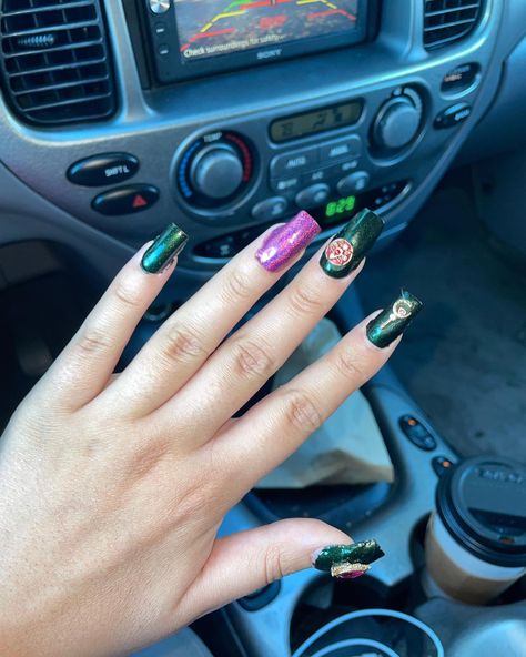 Jupiter Nails, Sailor Jupiter, Sailor Moon, Moon, Nails