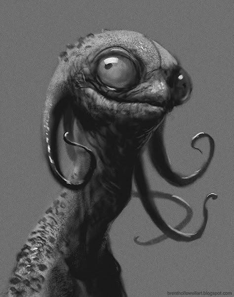 ArtStation - Strange creature - speedsculpt, Ethan Guerin Fantasy Cyberpunk, Humanoid Creatures, Alien Character, Alien Concept, Alien Concept Art, Alien Creatures, Alien Art, Fantasy Monster, Weird Creatures