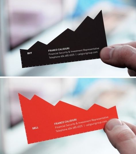 Good idea, however this would be easy to lose and can't contain too much information other wise it will look cluttered. Die Cut Business Cards, Clever Business Cards, Unique Business Cards Design, Creative Business Cards, Double Sided Business Cards, Name Card Design, Business Card Design Inspiration, Business Card Design Creative, Business Card Inspiration