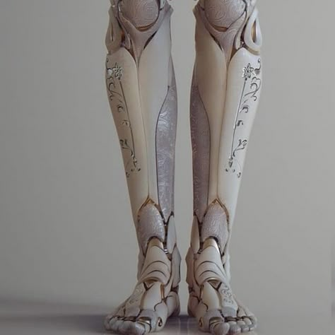 Man With Prosthetic Leg, Mechanical Leg Design, Ceramic Prosthetic, Fancy Prosthetic Leg, Cyberpunk Limbs, Prostethics Leg Drawing, Prosthetic Leg Art, Prosthetic Leg Concept Art, Prosthetic Leg Design