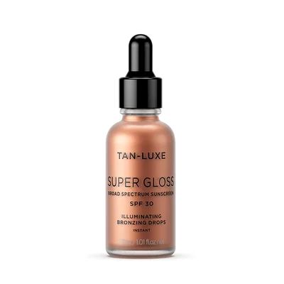 7 Beauty Hacks A Make-Up Artist Swears By | SheerLuxe Bronzing Drops, Tan Luxe, Tanning Serum, Sunkissed Skin, Super Glow, Anti Oxidants, Gradual Tan, Glow Serum, Lip Gloss Tubes