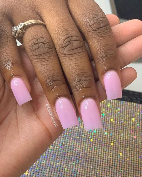 Light Pink Medium Square Nails, Light Pink Medium Acrylic Nails, Blush Pink Acrylics, Pink Full Set Nails, Square Medium Nails Acrylics, Pink Plain Nails, Plain Pink Acrylic Nails, Medium Pink Acrylic Nails, Cute Square Nails Medium