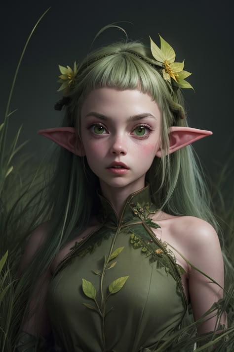 Elf Cartoon, Elf Face, Anime Elf, Magical Beings, Female Elf, Manic Pixie Dream Girl, Pixies Fairies, Elves And Fairies, Cute Fantasy Creatures