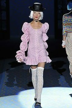 Romantic period inspired fashion Betsey Johnson Runway, The Romantic Period, Romantic Period, Glitter Girl, Betsy Johnson, Sleeves Pattern, Fashion History, Passion For Fashion, Betsey Johnson