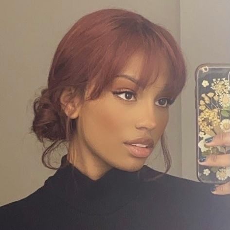 Ginger Hair On Brown Skin, Pelo Color Cobre, Savannah Smith, Red Hair Inspo, Ginger Hair Color, Pretty Ppl, Summer 22, Auburn Hair, Colored Hair