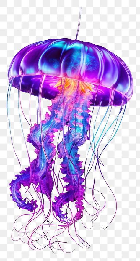 Jellyfish Png, Baby Jellyfish, Animal Aesthetic, Clear Background, Free Design Resources, Jellyfish, Creative Studio, Tool Design, Neon