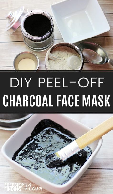 DIY Activated Charcoal Face Mask Diy Peel Off Face Mask, Diy Activated Charcoal, Activated Charcoal Face Mask, Diy Charcoal, Charcoal Peel Off Mask, Tumeric Face Mask, Charcoal Face Mask, Green Tea Mask, Anti Aging Creme