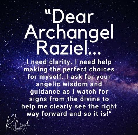 Archangel Raziel, Spiritual Angels, Archangel Prayers, Easy Love Spells, Angel Guide, Angel Prayers, Spiritual Prayers, Miracle Prayer, Angel Guidance