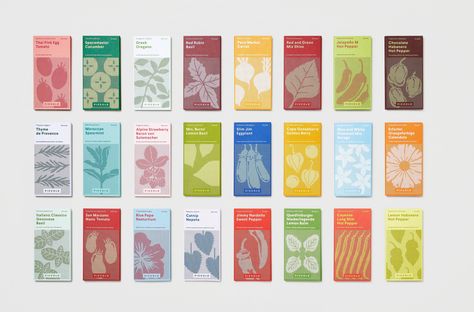 heredesign.co.uk Seed Packaging, Seed Company, Packing Design, Tea Packaging, Miniature Books, Creativity And Innovation, Packaging Design Inspiration, Design Graphique, Brand Packaging