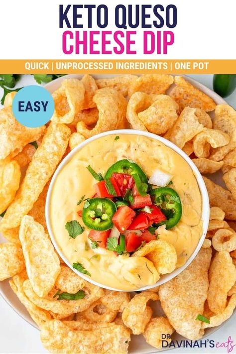 Keto Queso, Keto Dip, Queso Cheese Dip, Keto Dips, Cheese Dips, Quick Appetizer, Queso Recipe, Keto Side, Boiled Egg Diet Plan