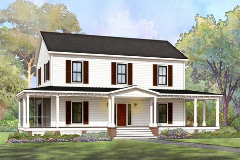 Heritage Farmhouse - Affinity Building Systems, LLC Modular Homes Farmhouse, Two Story Modular Homes, Yankee Barn Homes, Modular Home Plans, Prefabricated Homes, Modular Home Floor Plans, Modular Construction, Clayton Homes, Modular Home