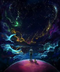 What is your spirit animal - Quiz Moving Pictures Animation, Sky Scenery, Dream Fantasy, Sky Landscape, Montage Photo, Galaxy Art, Wallpaper Space, Painting Wallpaper, Diy Diamond Painting