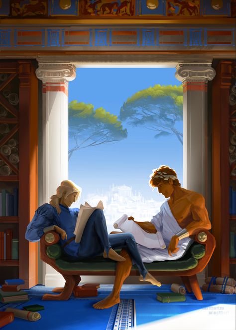 🎨: ming85 Laurent And Damen, Damen And Laurent, Captive Prince, Queer Books, Hello Lover, Mood Songs, Fan Book, Art Paint, Book Nerd