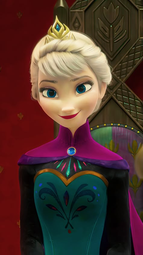 Princesa Anna Frozen, Elsa Aesthetic, Princess Of Disney, Violet Beauregarde, Elsa Queen, Elsa Coronation, Film Frozen, Disney Princess Cosplay, Olaf's Frozen Adventure