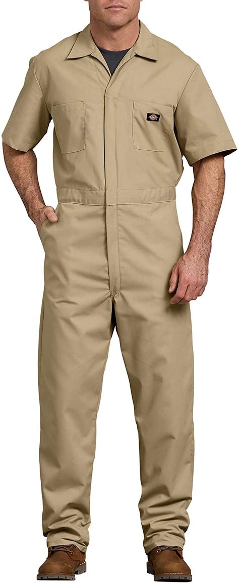 Mens Coveralls, Coveralls Workwear, Dickies Overalls, Dickies Shorts, Loose Outfit, Big And Tall, Cargo Shorts, Men Short Sleeve, Military Jacket