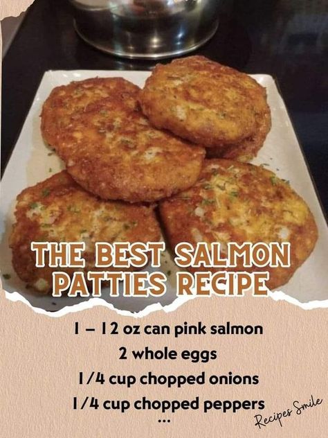 Christopher Hopkins Best Salmon Patties, Canned Salmon Recipes, Salmon Cakes Recipe, Quick Salmon, Best Salmon, Flaked Salmon, Salmon Patties Recipe, Patties Recipe, Salmon Cakes