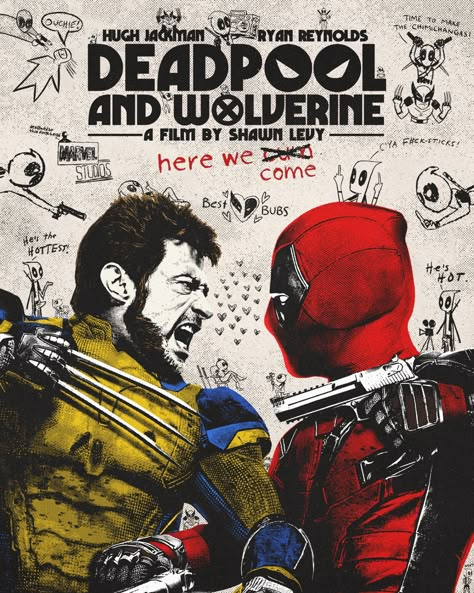 Logan Xmen, Wolverine Poster, Shawn Levy, Deadpool Poster, Xmen Movie, Ryan Reynolds Deadpool, Spiderman Poster, Deadpool And Wolverine, Movie Posters Design