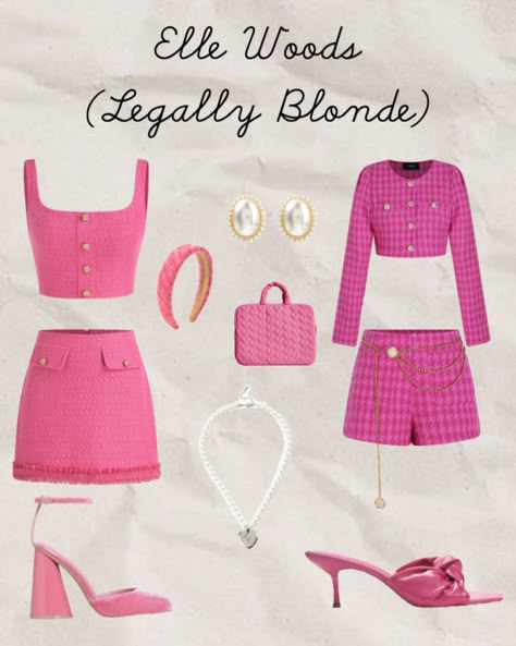 Elle Woods Business Outfits, Legally Blonde Inspired Photoshoot, Legally Blonde Outfit Inspiration, Legally Blonde Fashion, El Woods Legally Blonde Costume, Legally Blonde Outfits Ideas, Legally Blonde Inspired Outfits, Legally Blonde Aesthetic Outfits, Legally Blonde Photoshoot