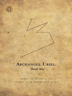 Archangel Uriel Symbol Angel Sigils, Angelic Symbols, Archangel Uriel, Healing Angels, Angel Cards Reading, Angel Guide, Angel Prayers, Unique Symbols, Ascended Masters