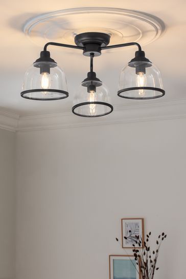 Light Fittings Living Room, Lounge Ceiling Lights, Modern Living Room Lighting, Black Ceiling Lighting, Hall Lighting, Lounge Lighting, Black Ceiling, Living Room Ceiling, Hallway Lighting