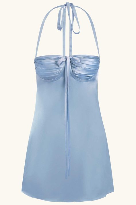 Light Blue And Gold Outfit, Little Blue Dress, Blue Silk Mini Dress, Wedding Guest Dress Mini, Blue Fitted Silk Mini Dress, Luxury Light Blue Elegant Mini Dress, Blue Silk Evening Mini Dress, Luxury Blue Silk Mini Dress, Clothing Png