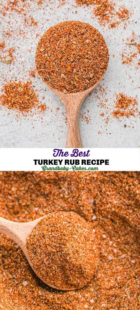 Perfect Turkey Seasoning, Best Rub For Turkey, Fry Turkey Seasoning, Thanksgiving Turkey Spice Rub, Seasoning For Smoked Turkey, Best Turkey Dry Rub, Spicy Turkey Rub Recipes, Fried Turkey Dry Rub Recipes, Turkey Spice Rub Recipes