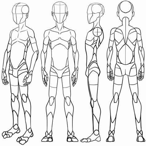 Pose Sheet Drawing Reference, Character Turnaround Sheet Template Male, Male Character Model Sheet, Anatomy Turnaround, Character Model Sheet T Pose, Character Turnaround Reference, Character Turnaround Sheet Template, Character Sheet Base, Character Design Turnaround