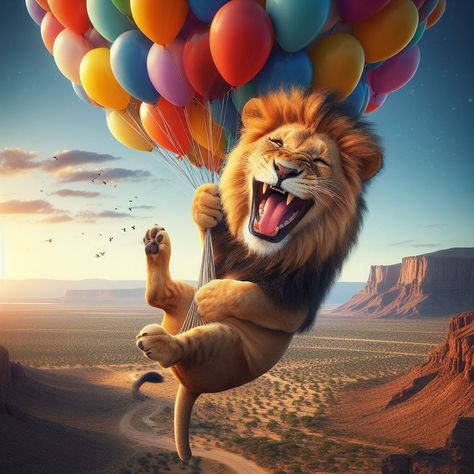 Happy Birthday Cute Animals, Happy Birthday With Animals, Happy Birthday Lion, Happy Birthday Animal Memes, Lion Memes, Fifth Dimension, Wall Art Crafts, Lion Pictures, Wall Decor Crafts