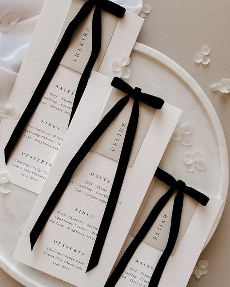 Gift Guide 2022, Black And White Wedding Theme, White Wedding Theme, Modern Romantic Wedding, Wedding Ribbon, Future Wedding Plans, Black Tie Wedding, Green Wedding Shoes, בר מצווה