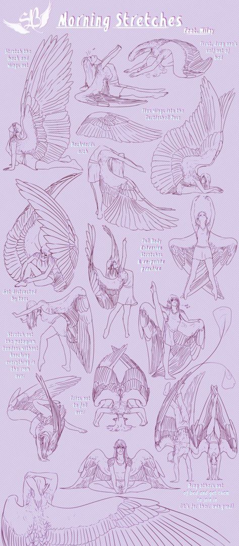 Wings Drawing, Some Drawings, Poses References, 판타지 아트, Drawing Stuff, Art Poses, Drawing Reference Poses, Drawing Base, Drawing Tutorials