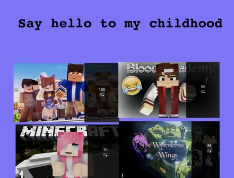 I had a Minecraft Roleplay addiction growing up Minecraft Roleplay, Say Hello, Growing Up, Minecraft, Quick Saves