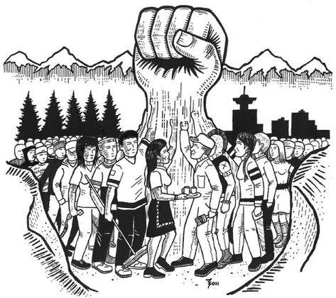 Solidarity - it is a unity of interests with a group of people Solidarity Illustration, Labor Day Clip Art, Unity Drawing, Labor Day Quotes, Big Words, How To Influence People, Happy Labor Day, Labor Day, Mandala Art