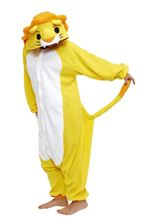 Lion Kigu | Wear the Kigu Lion onesie with pride, as you empower the role as King of the Jungle! Charmander Onesie, Pyjamas Onesie, Fox Onesie, Shark Costumes, Pajama Costume, Costumes Dresses, Animal Onesie, Animal Pajamas, Halloween Onesie